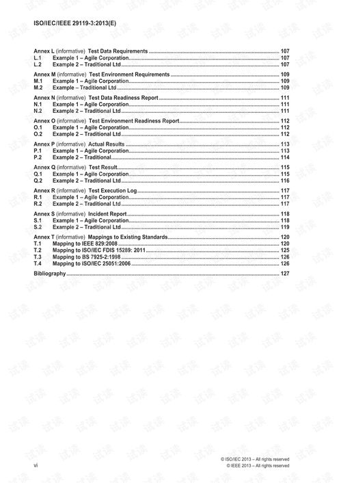 ISO/IEC/IEEE 29119-3:2013 软件与系统工程——软件测试标准第三部分 测试文档解析与应用